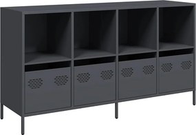 vidaXL Ντουλάπι Ανθρακί 135x39x73,5 εκ. από Χάλυβα Ψυχρής Έλασης