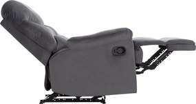 ΠΟΛΥΘΡΟΝΑ RELAX BRAYLEN HM3298.01 ΓΚΡΙ ΒΕΛΟΥΔΟ 85x90x95Υεκ.