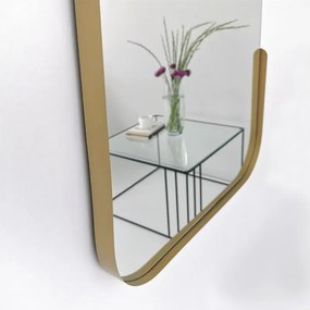 Stewehome Καθρέφτης Ολόσωμος Χρυσό Πλαίσιο 60x130x130 cm
