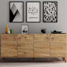 Μπουφές 616TNM1602 180x44,5x79,3cm Pine Μοριοσανίδα, Μελαμίνη