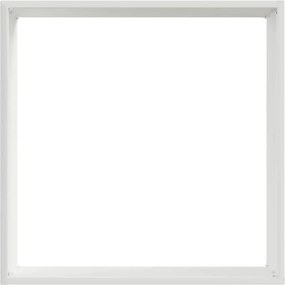 vidaXL Περίγραμμα γκαζόν Λευκό 40 x 40 x 13 cm Ατσάλι
