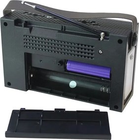 Επαναφορτιζόμενο ραδιόφωνο - M557-BT - 005577 - Black