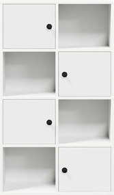 vidaXL Βιβλιοθήκη Λευκή 60x24x101,5 εκ. από Επεξεργασμένο Ξύλο