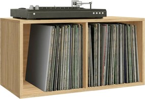 vidaXL Έπιπλο Δίσκων Βινυλίου Sonoma Δρυς 71x34x36 εκ. Επεξεργ. Ξύλο