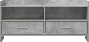 vidaXL Ντουλάπι TV 100 x 33 x 47 εκ Γκρι Σκυροδέματος