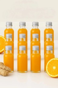 Glass Bottle Set (12 Pieces) Tu-30Ccgumus12Lı Transparent
Silver