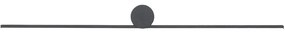 Φωτιστικό Τοίχου - Απλίκα Spin S 10620 66x5.5cm 10W 4000K 390lm Led Black Nowodvorski