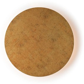 Φωτιστικό Τοίχου Με Mdf ZM1705LEDWG Gold Mdf, Metal