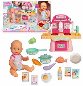 Κούκλα μωρού Famosa Magic Cooking 30 cm