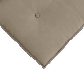 vidaXL Μαξιλάρι Πλάτης Taupe 140 x 50 cm Ύφασμα Μικροΐνας