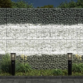 vidaXL Πέτρες Κήπου Λευκό 12 cm Γυαλί