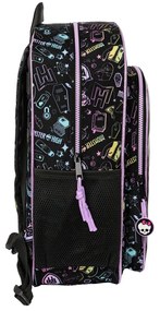 Σχολική Τσάντα Monster High Μαύρο 33 x 42 x 14 cm