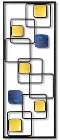Διακοσμητικό Τοίχου Infinite 891TNL1574 74x5x28cm Multi Wallity Μέταλλο