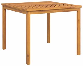 vidaXL Σέτ φαγητού για κήπο 5 pcs Καφέ Στερεό Ξύλο Ακακίας