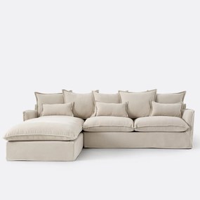 Κάλυμμα γωνιακού καναπέ από μελανζέ πολυεστέρα, ODNA