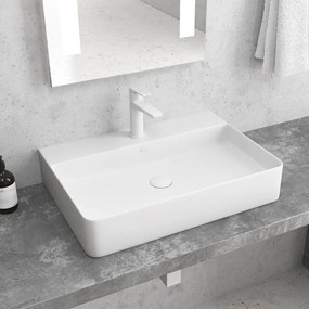 Νιπτήρας Επικαθήμενος LT 2173-SMW 50x42x12cm White Matt Karag Πορσελάνη
