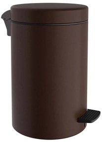 Κάδος Απορριμμάτων Μπάνιου (Φ25x40) Pam &amp; Co 12lt 90 Matt Wenge