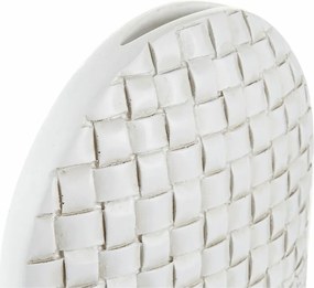 Βάζο DKD Home Decor Λευκό Ρητίνη Σύγχρονη 18 x 6 x 28 cm