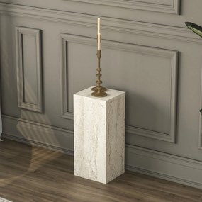 Βοηθητικό Τραπεζάκι Τραβερτίνη ACLON 20x18.2x45