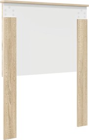 vidaXL Κεφαλάρι με κεφαλάρι Δρύς Sonoma 75 cm Επεξεργασμένο ξύλο
