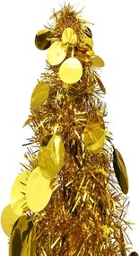 vidaXL Τεχνητά χριστουγεννιάτικα δέντρα PET Gold