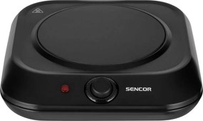 Φορητή Κεραμική Εστία Μονή 1200W 19cm Sencor SCP 1763BK Μαύρη