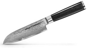 Μαχαίρι Santoku Damascus SD-0092 15,5cm Black Samura Ανοξείδωτο Ατσάλι