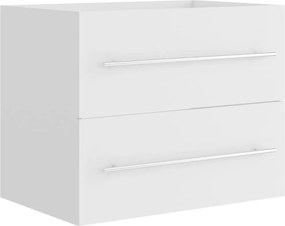 vidaXL Ντουλάπι Νιπτήρα Λευκό 60 x 38,5 x 48 εκ. από Επεξ. Ξύλο