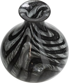 Βάζο ArteLibre Μαύρο Γυαλί 18.5x18.5x23.5cm