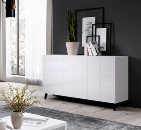 chest of drwewr KOM2D REJA white gloss/white gloss DIOMMI CAMA-REJA-KOM2D-BI/BI