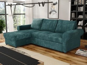 Γωνιακός καναπές Monaco II-Prasino - 246.00Χ155.00Χ90.00cm