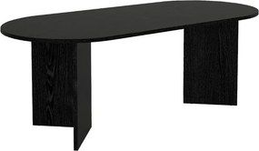 Τραπέζι Cortado Megapap χρώμα sencron black 200x90x74εκ.