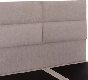 ΚΡΕΒΑΤΙ MILO HM616.32 ΜΠΕΖ ΥΦΑΣΜΑ ΓΙΑ ΣΤΡΩΜΑ 160x200εκ