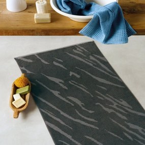 Πατάκι Μπάνιου History 24 Dark Grey-Brown Kentia 50X70 100% Cotton