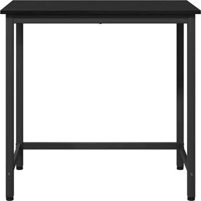 vidaXL τραπέζι Μαύρη Οξυά 100 x 50 x 76,5 εκ.