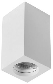 Adeleq Σποτ Γύψινο Οροφής Κύβος Gu10 D70x70 - H110mm 21-11015