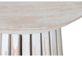 Βοηθητικό Τραπεζάκι Home ESPRIT Λευκό ξύλο mindi 40 x 40 x 60 cm