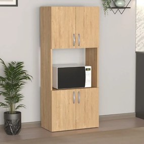 Ντουλάπα κουζίνας Armado Megapap χρώμα sapphire oak 60x32x140εκ. - GP041-0086,3