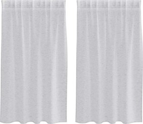 vidaXL Κουρτίνα βυσσινί 2 pcs Ανοιχτό γκρι 140 x 140 cm Πολυεστέρας