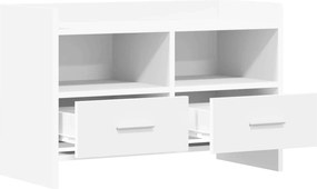vidaXL Ντουλάπι TV 71,5 x 33 x 47 εκ. Λευκό Επεξεργασμένο Ξύλο