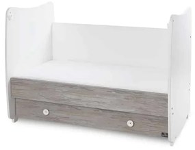 Βρεφικό κρεβάτι DREAM  60x120εκ. White + Artwood  60x120εκ. 10150420043A  Lorelli (Δώρο Πάντα Προστασίας)