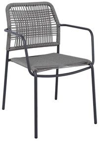 Πολυθρόνα Βεράντας-Κήπου Luigi Ε6723,2 52x61x79cm Anthracite-Grey