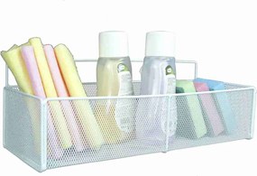 Μεταλλικό Ράφι Τοίχου 40x15x14cm σε Άσπρο ή Μαύρο - Άσπρο