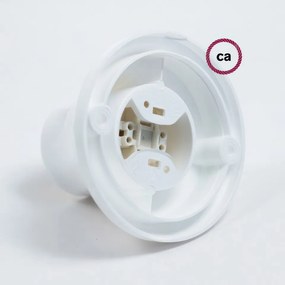 Ντουί Θερμοπλαστικό Αρματούρα Ίσια 90° για τοίχο ή οροφή Λευκό