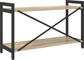 vidaXL Ράφι Βιβλίων Δρύς Sonoma 80 x 30 x 50 εκ Επεξεργασμένο ξύλο