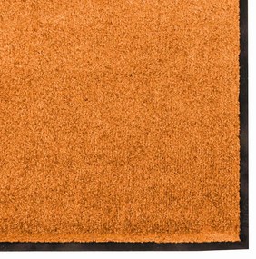 vidaXL Χαλάκι Εξώπορτας Πορτοκαλί και Μαύρο 120 x 250 cm