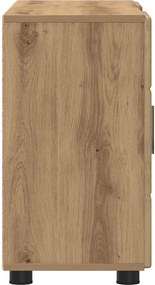 vidaXL Πλαϊνό γραφείο με ράφι FLORIN Artisan Oak 88,5 x 30,5 x 55,5 εκ