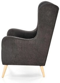 CHESTER leisure chair, color: anthracite (fabric 17. Charcoal) DIOMMI V-PL-CHESTER_2-FOT-ANTRACYTOWY