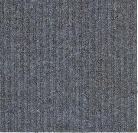 vidaXL Δερμάτινο Χαλί Ανοιχτό γκρι 100 x 300 cm ύφασμα