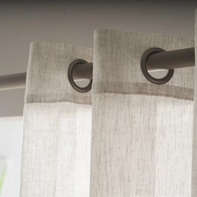 Κουρτίνα (200x280) Με Τρουκς Gofis Home Combe Cloud Grey 502/01